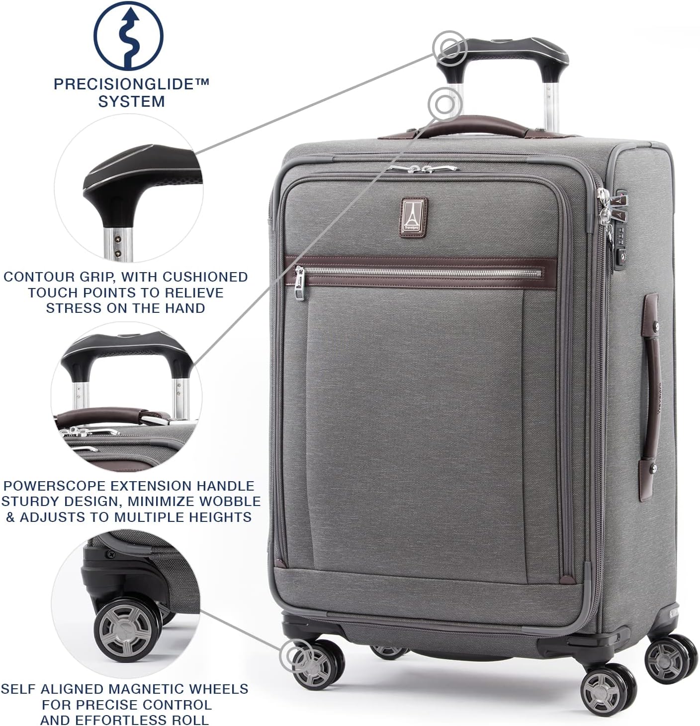 Check-In Mediana Travelpro® Platinum Elite Vintage Grey