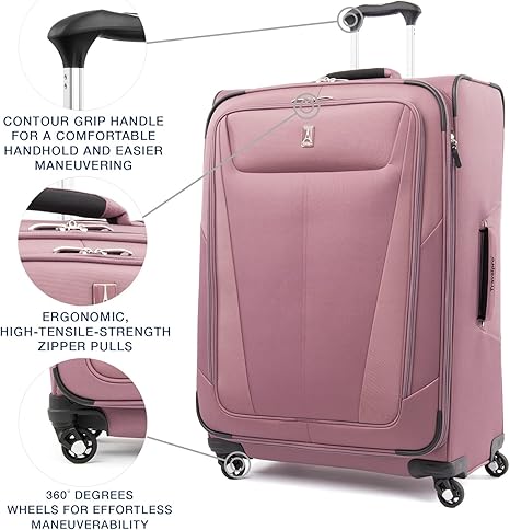 Check-In Mediana Travelpro® Maxlite en Dusty Rose