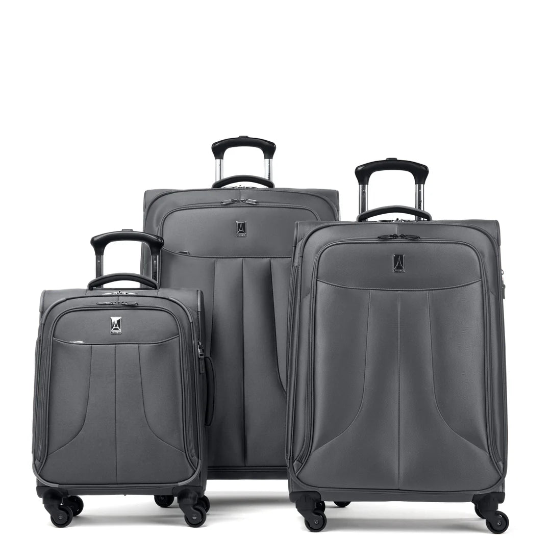 Set de 3 Travelpro® Anthem: Carry On, Check-In mediana, Check-In grande en negro